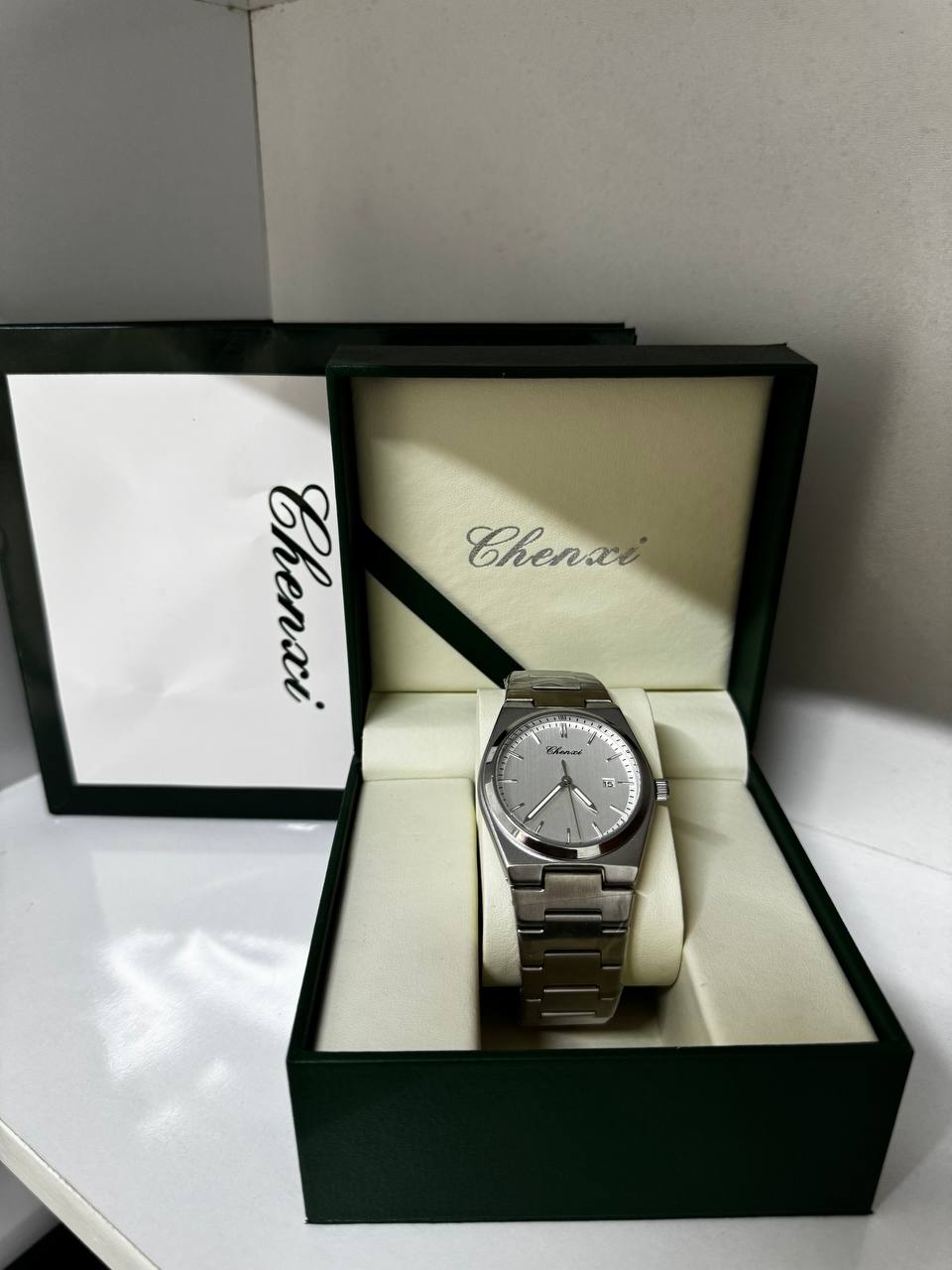 CHENXI QUARTZ - SILVER TONE