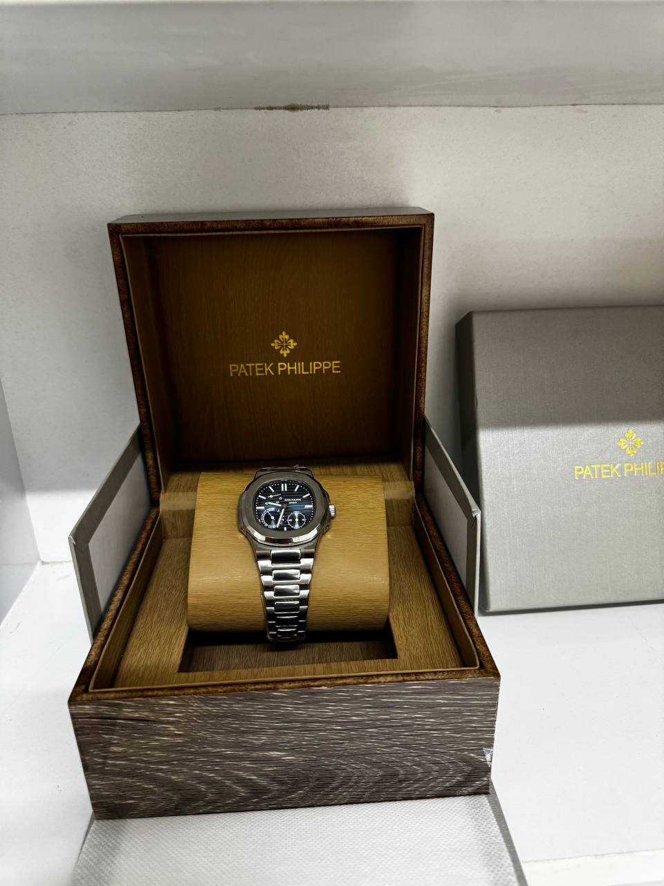 PATEK PHILIPPE - NAUTILUS BLUE DIAL